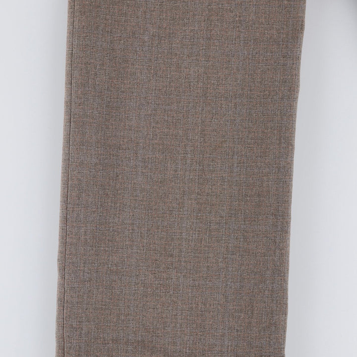 Vintage 1980'S Levi's Action Slacks, Check Pattern, Men's Size 34 unclear brown type Vintage Second Hand