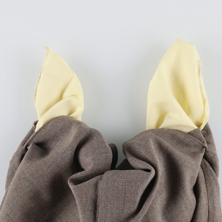Vintage 1980'S Levi's Action Slacks, Check Pattern, Men's Size 34 unclear brown type Vintage Second Hand