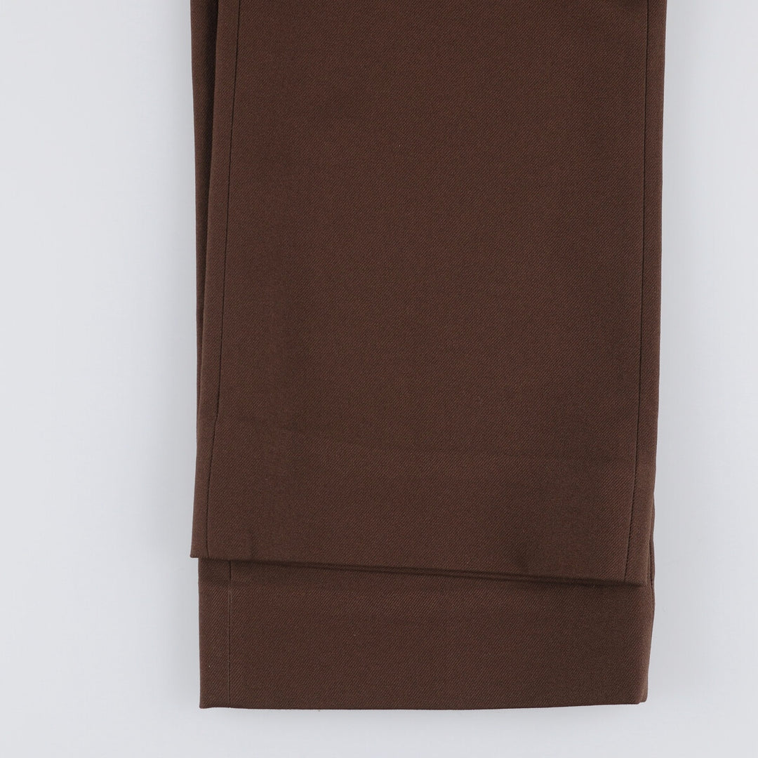 Vintage 60s-70'S MESQUITE wool flared pants, made in the USA, men's size W33. unclear brown type Vintage Second Hand