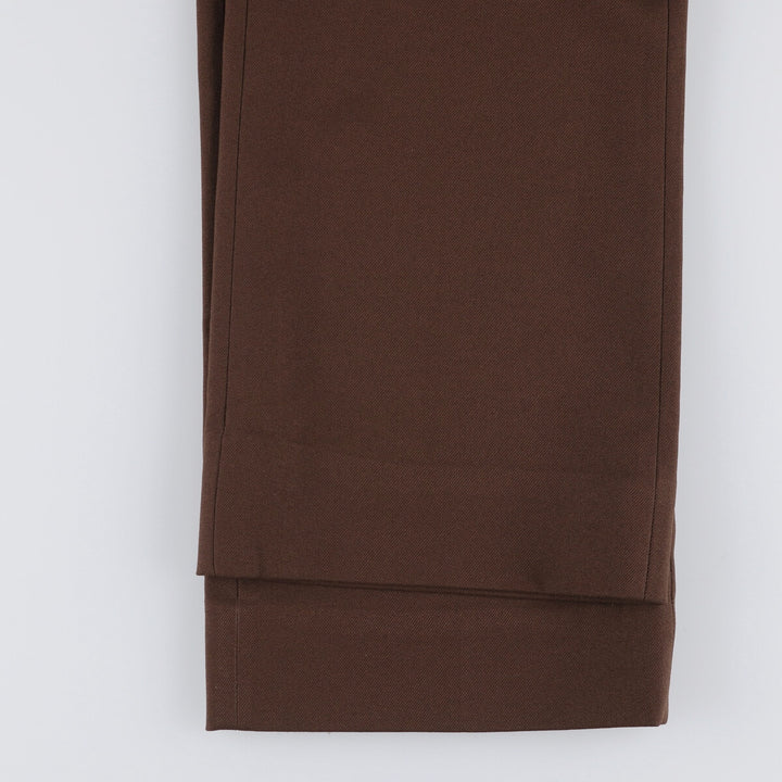 Vintage 60s-70'S MESQUITE wool flared pants, made in the USA, men's size W33. unclear brown type Vintage Second Hand