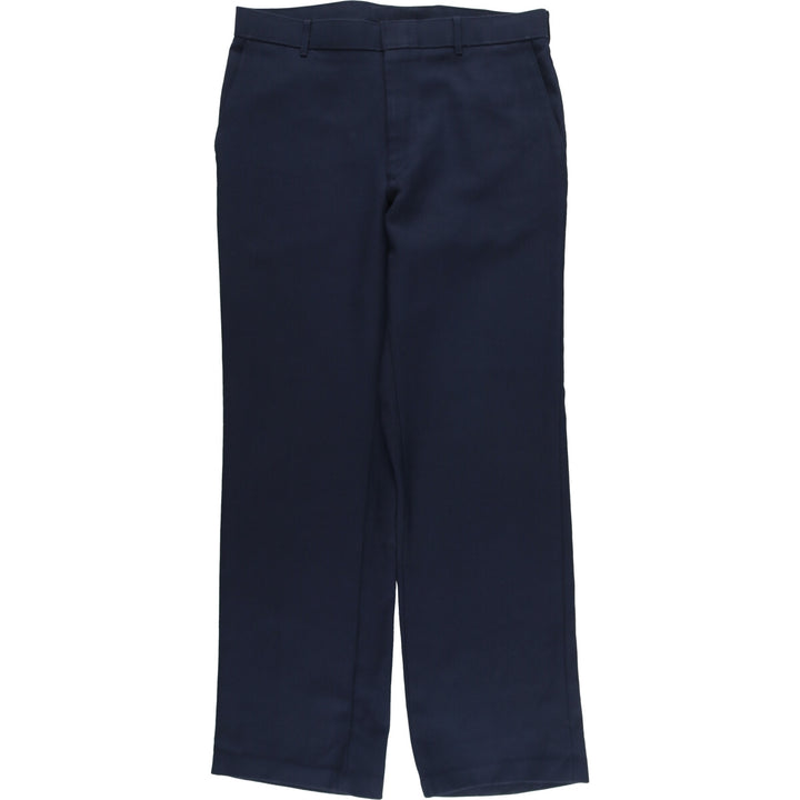 Vintage 1980'S Levi's Action Slacks, Men's Size 34 unclear navy blue type Vintage Second Hand