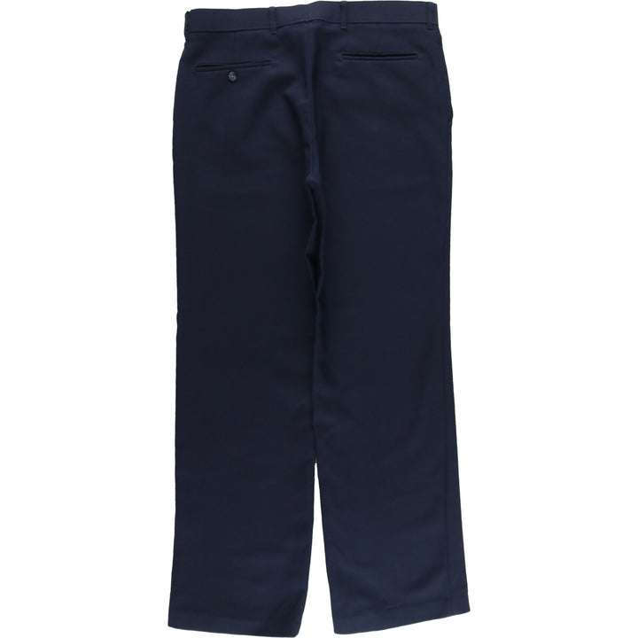 Vintage 1980'S Levi's Action Slacks, Men's Size 34 unclear navy blue type Vintage Second Hand