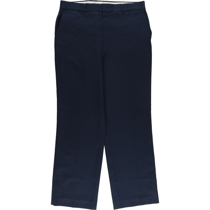 Vintage men's w35 size slacks unclear navy blue type Vintage Second Hand