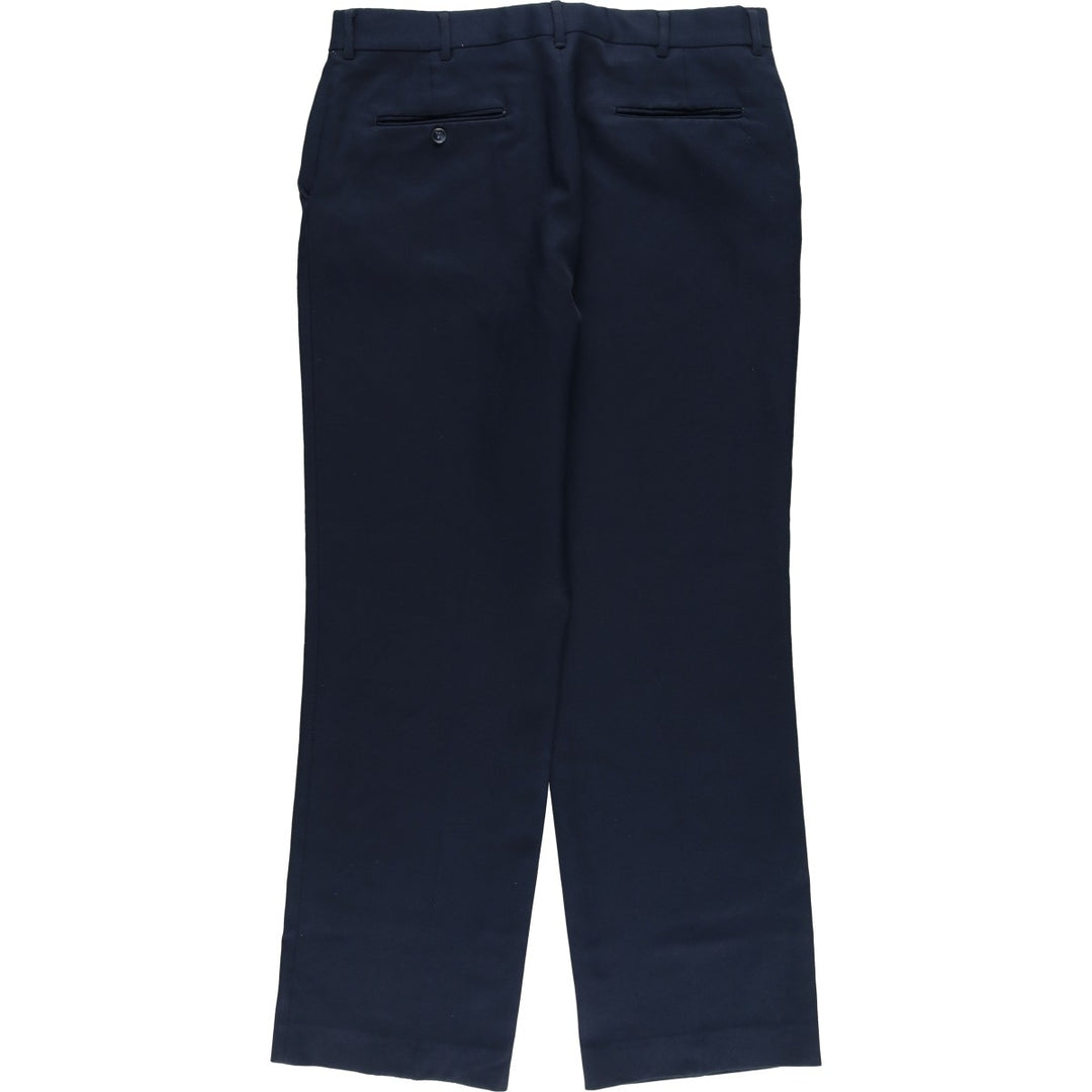 Vintage men's w35 size slacks unclear navy blue type Vintage Second Hand