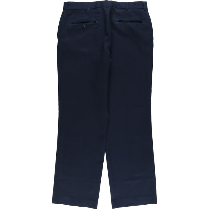 Vintage men's w35 size slacks unclear navy blue type Vintage Second Hand