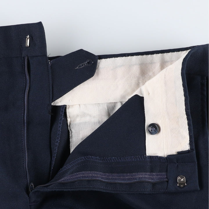 Vintage men's w35 size slacks unclear navy blue type Vintage Second Hand