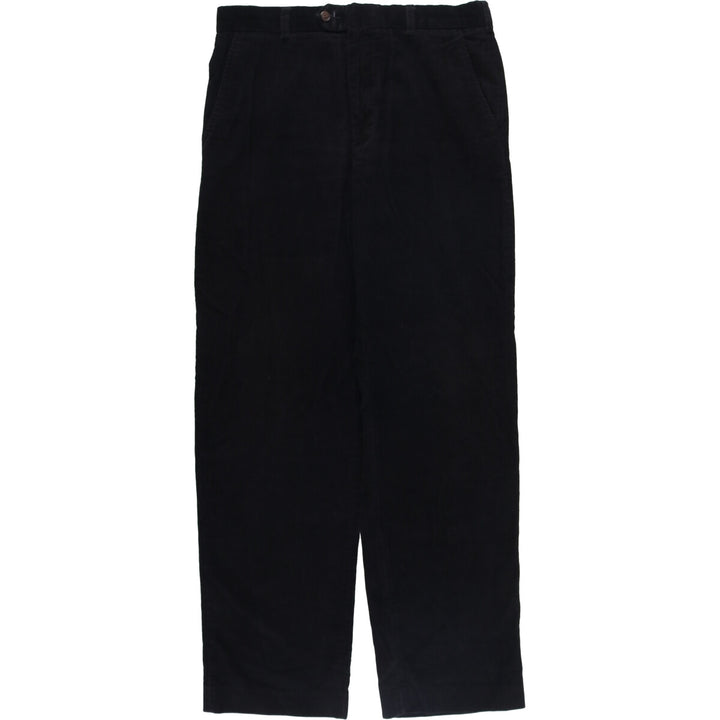 GEOFFRE BEENE Corduroy Pants Men's Size W33 cotton black type Vintage Second Hand