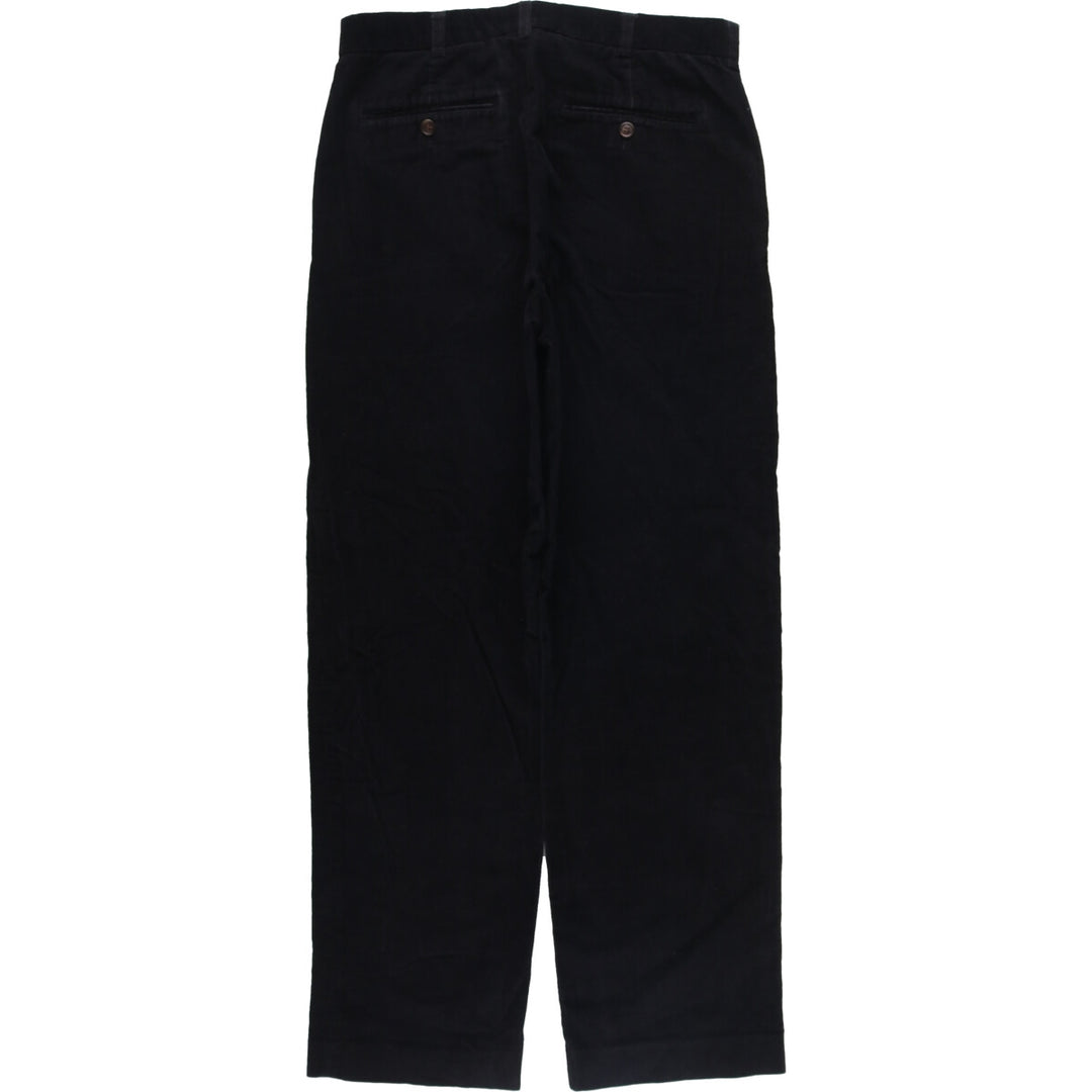 GEOFFRE BEENE Corduroy Pants Men's Size W33 cotton black type Vintage Second Hand