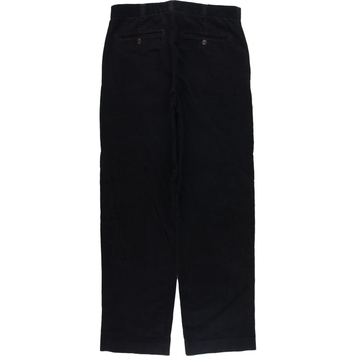 GEOFFRE BEENE Corduroy Pants Men's Size W33 cotton black type Vintage Second Hand
