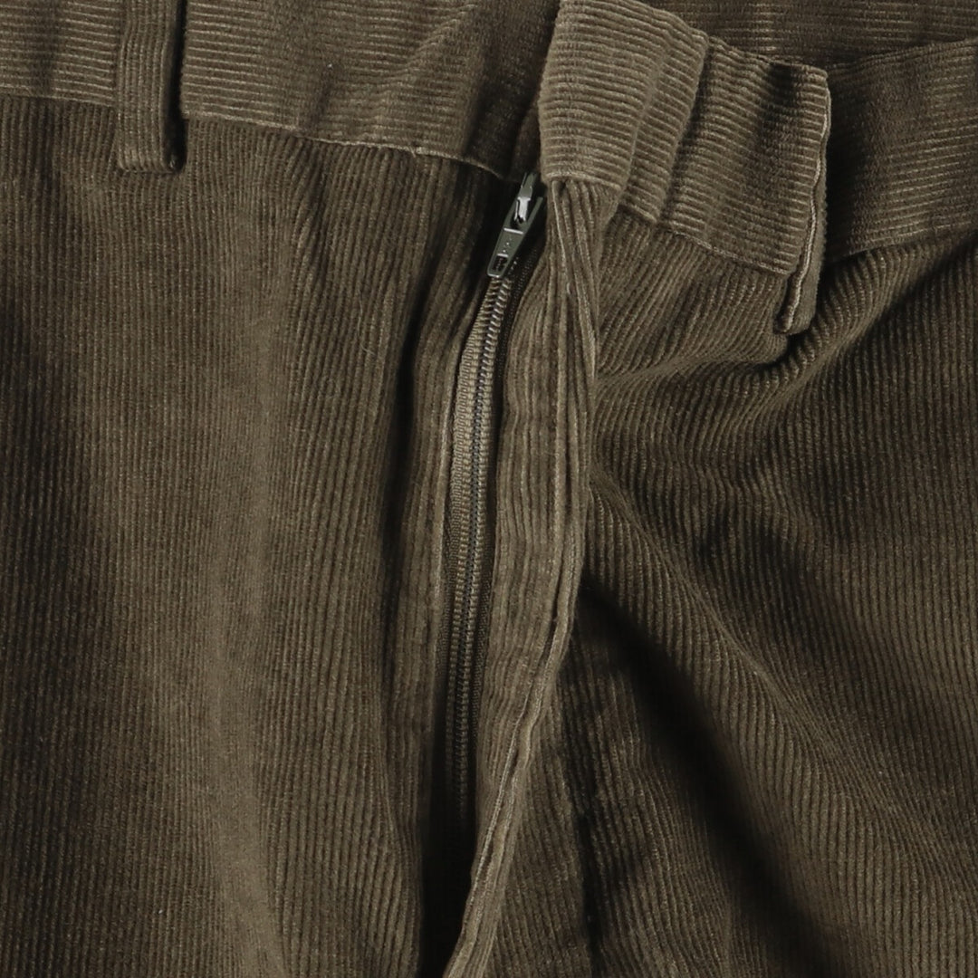 Vintage 90'S LANDS' END corduroy pants, made in the USA, men's size W34. cotton Khaki type Vintage Second Hand