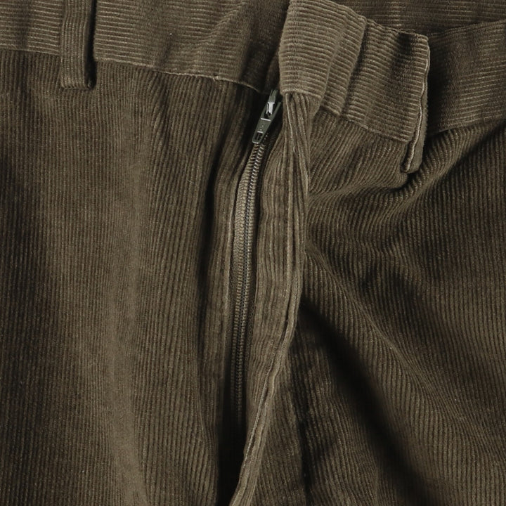 Vintage 90'S LANDS' END corduroy pants, made in the USA, men's size W34. cotton Khaki type Vintage Second Hand