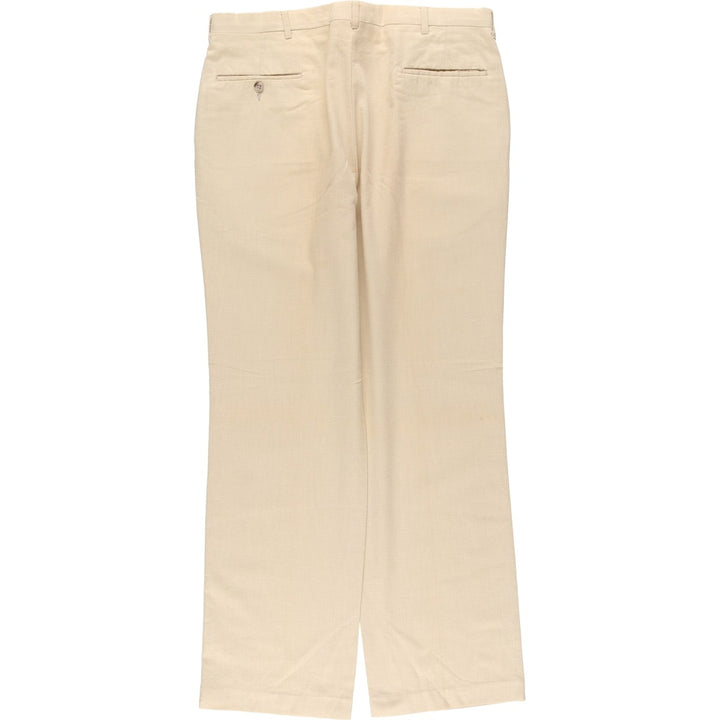 Vintage two-pleat slacks, made in the USA, men's size W34. unclear Beige type Vintage Second Hand