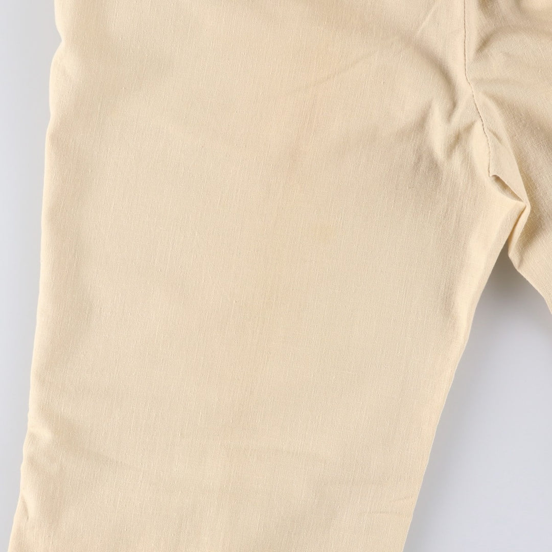 Vintage two-pleat slacks, made in the USA, men's size W34. unclear Beige type Vintage Second Hand