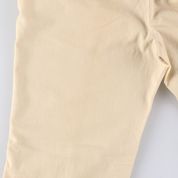 Vintage two-pleat slacks, made in the USA, men's size W34. unclear Beige type Vintage Second Hand