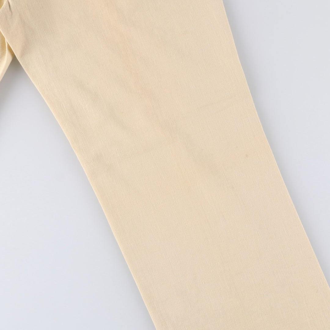 Vintage two-pleat slacks, made in the USA, men's size W34. unclear Beige type Vintage Second Hand