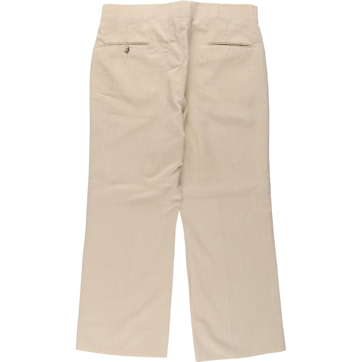 90'S Locker Room Ripstop Slacks Wide Pants Men's W36 (approx.) unclear unbleached Vintage Second Hand