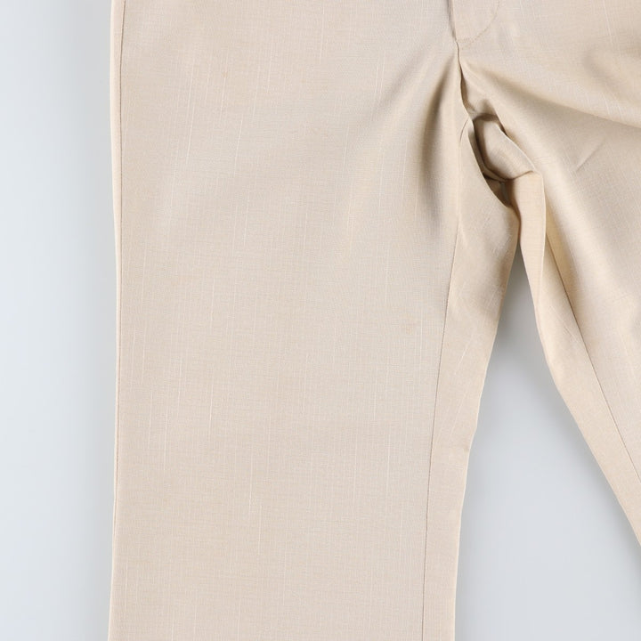 90'S Locker Room Ripstop Slacks Wide Pants Men's W36 (approx.) unclear unbleached Vintage Second Hand