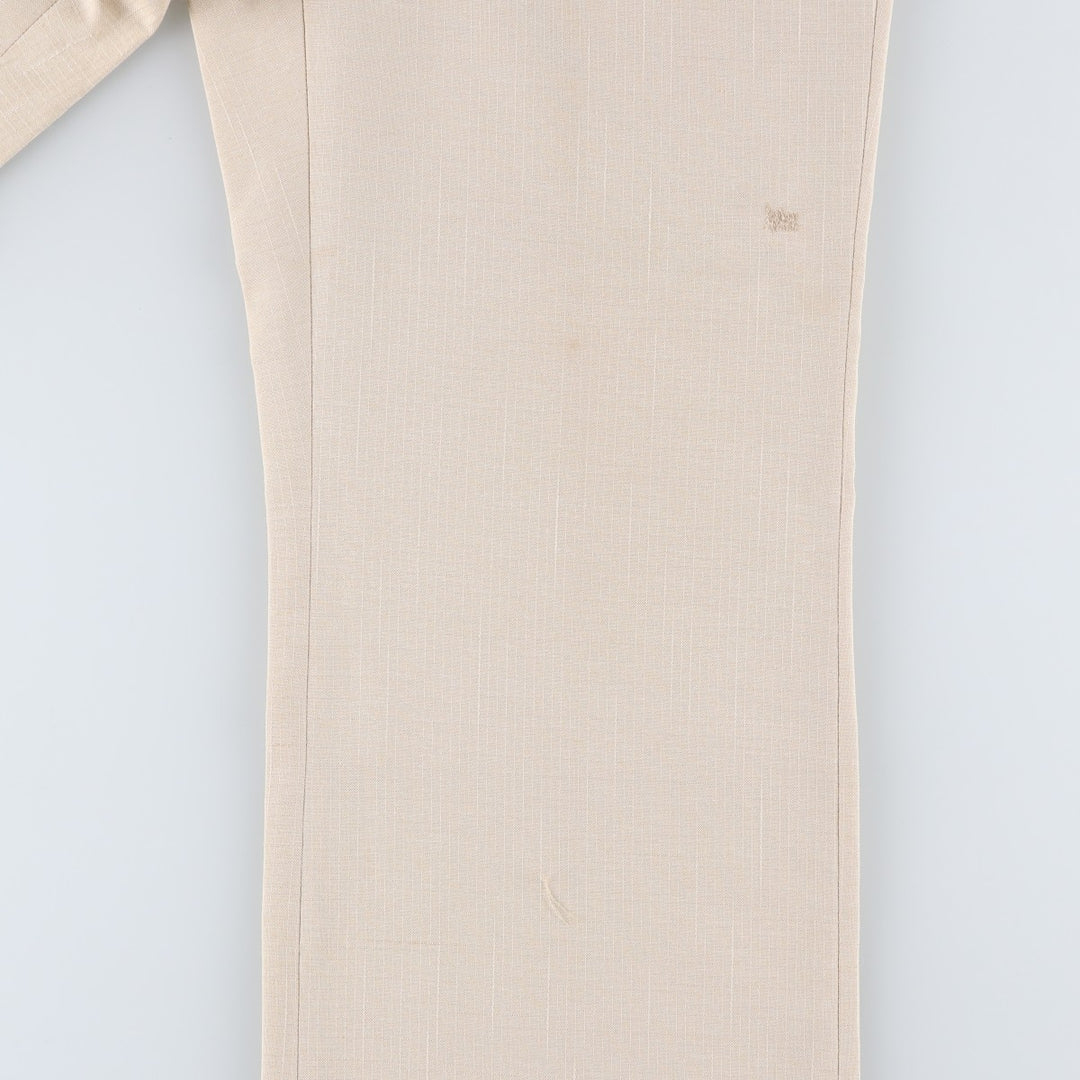 90'S Locker Room Ripstop Slacks Wide Pants Men's W36 (approx.) unclear unbleached Vintage Second Hand