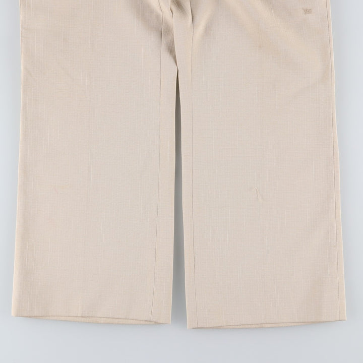90'S Locker Room Ripstop Slacks Wide Pants Men's W36 (approx.) unclear unbleached Vintage Second Hand