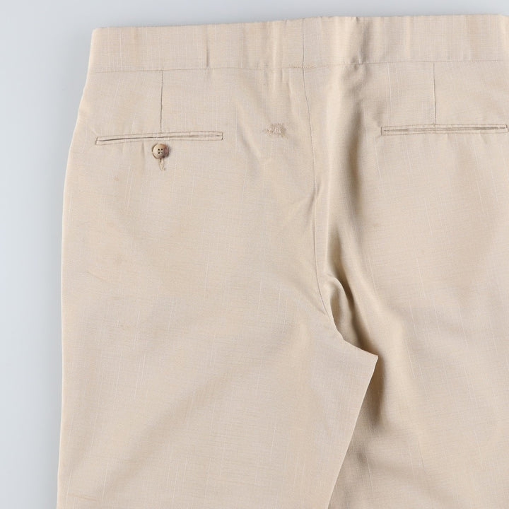 90'S Locker Room Ripstop Slacks Wide Pants Men's W36 (approx.) unclear unbleached Vintage Second Hand