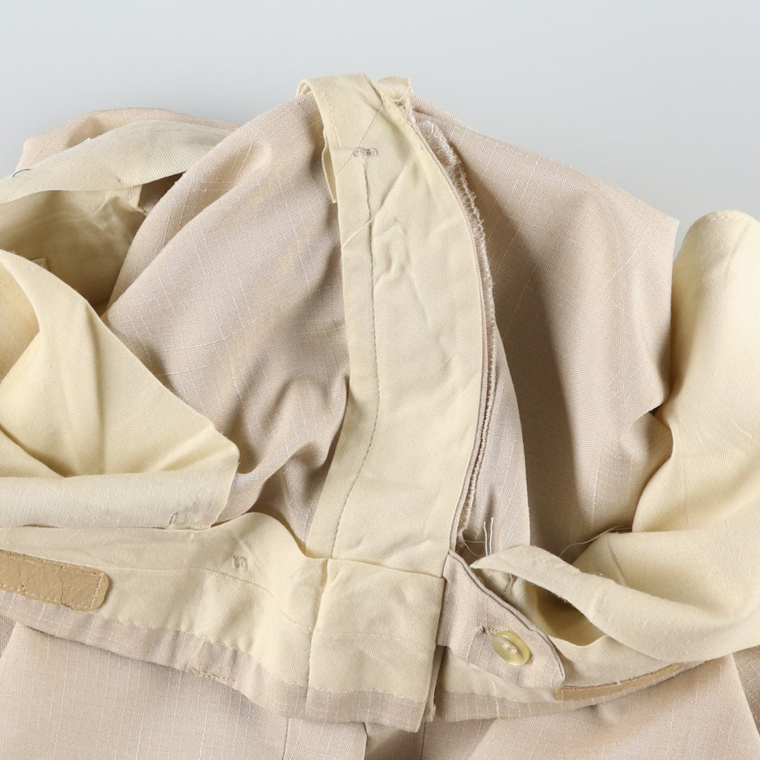 90'S Locker Room Ripstop Slacks Wide Pants Men's W36 (approx.) unclear unbleached Vintage Second Hand
