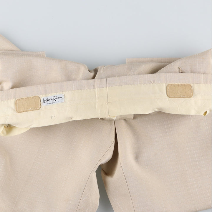 90'S Locker Room Ripstop Slacks Wide Pants Men's W36 (approx.) unclear unbleached Vintage Second Hand