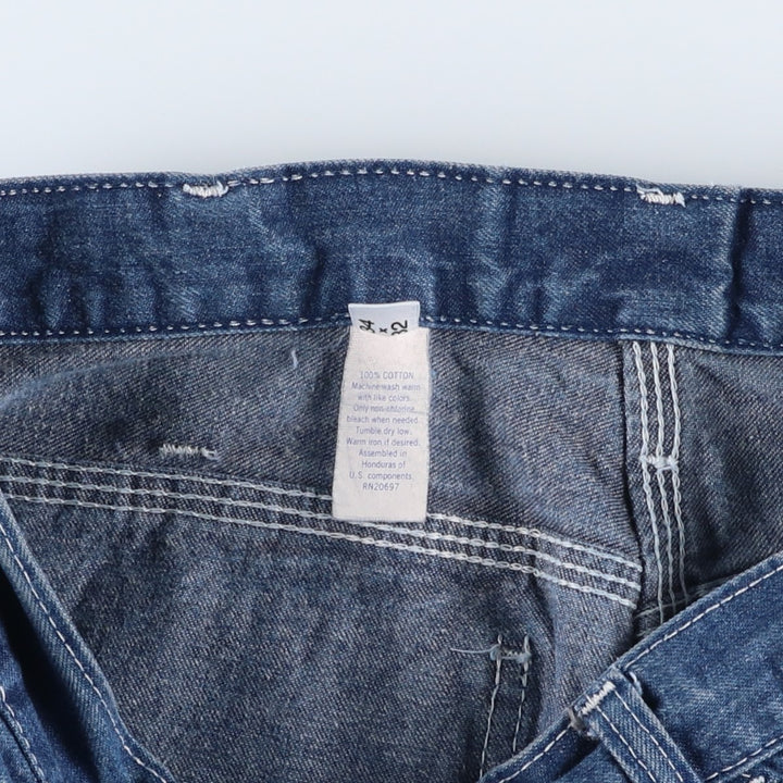 Dickies denim painter pants for men, equivalent to W32 cotton blue type Vintage Second Hand