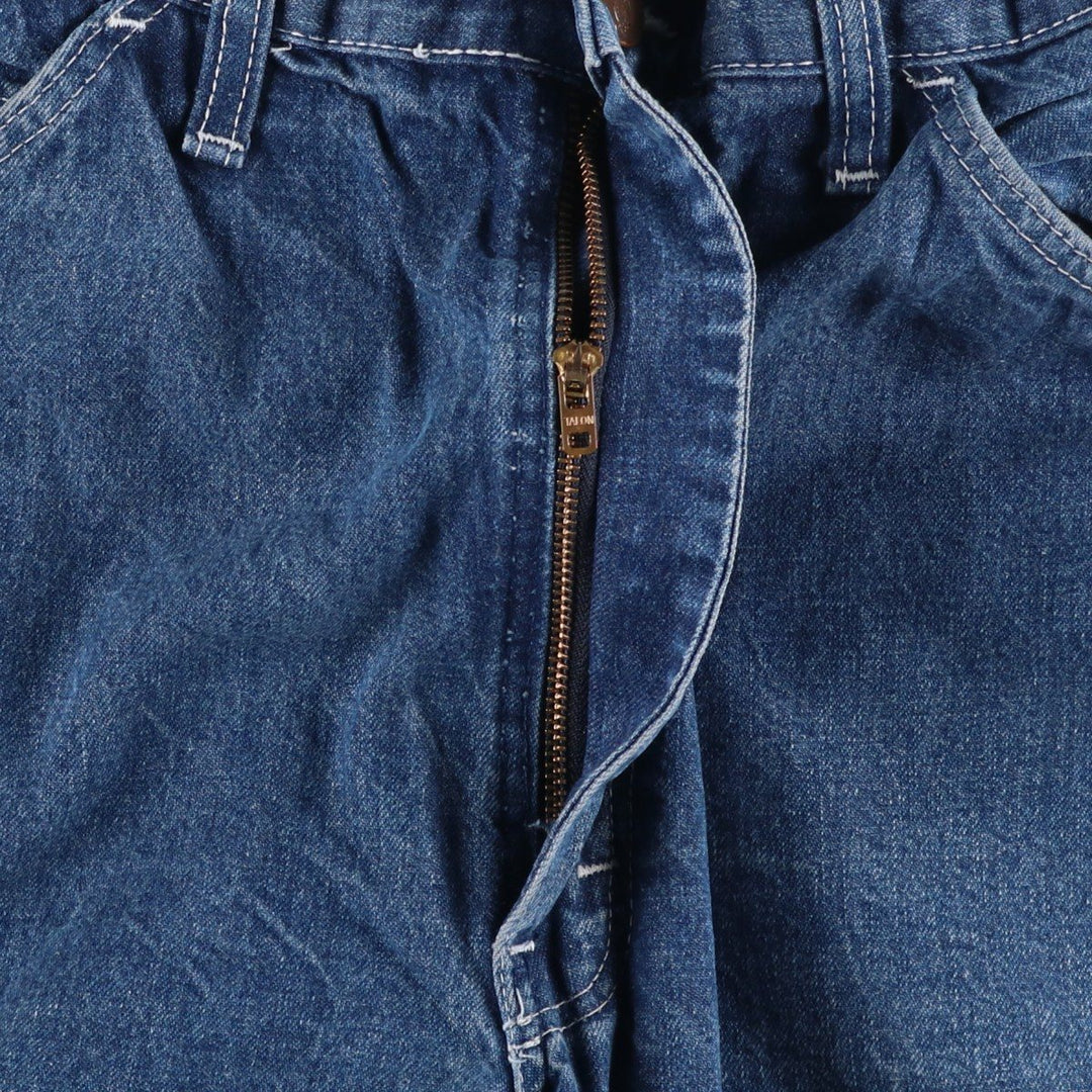 Dickies denim painter pants for men, equivalent to W32 cotton blue type Vintage Second Hand