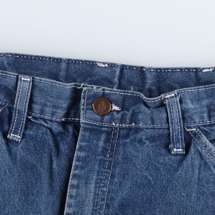 Dickies denim painter pants for men, equivalent to W32 cotton blue type Vintage Second Hand