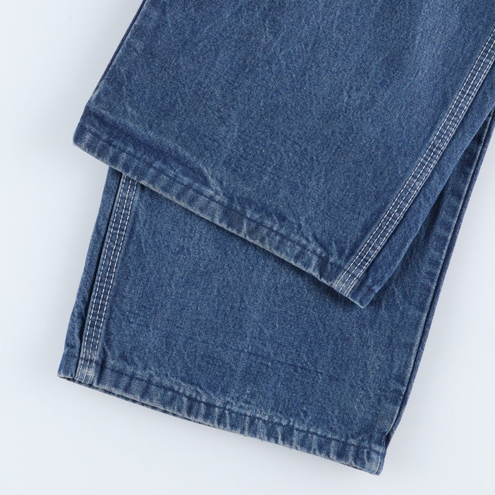 Dickies denim painter pants for men, equivalent to W32 cotton blue type Vintage Second Hand
