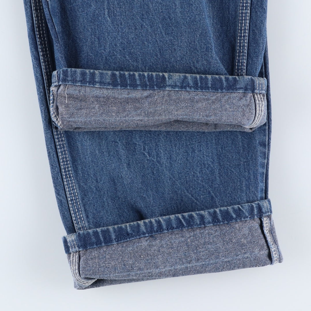 Dickies denim painter pants for men, equivalent to W32 cotton blue type Vintage Second Hand