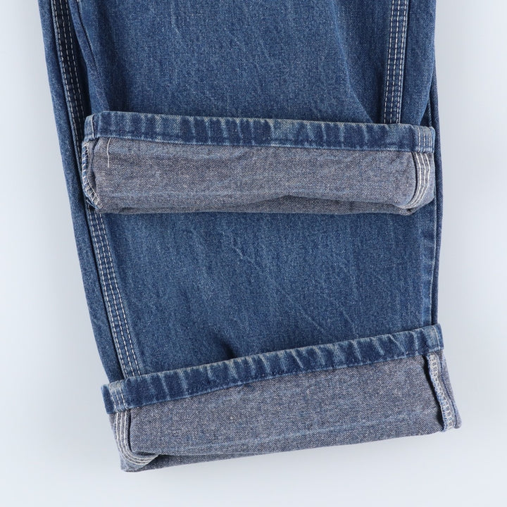 Dickies denim painter pants for men, equivalent to W32 cotton blue type Vintage Second Hand