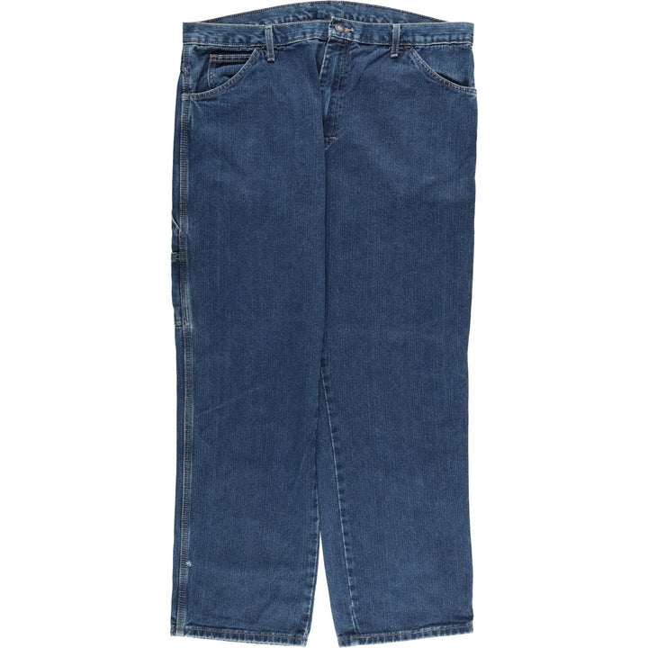 Dickies denim painter pants for men, equivalent to W39 cotton blue type Vintage Second Hand