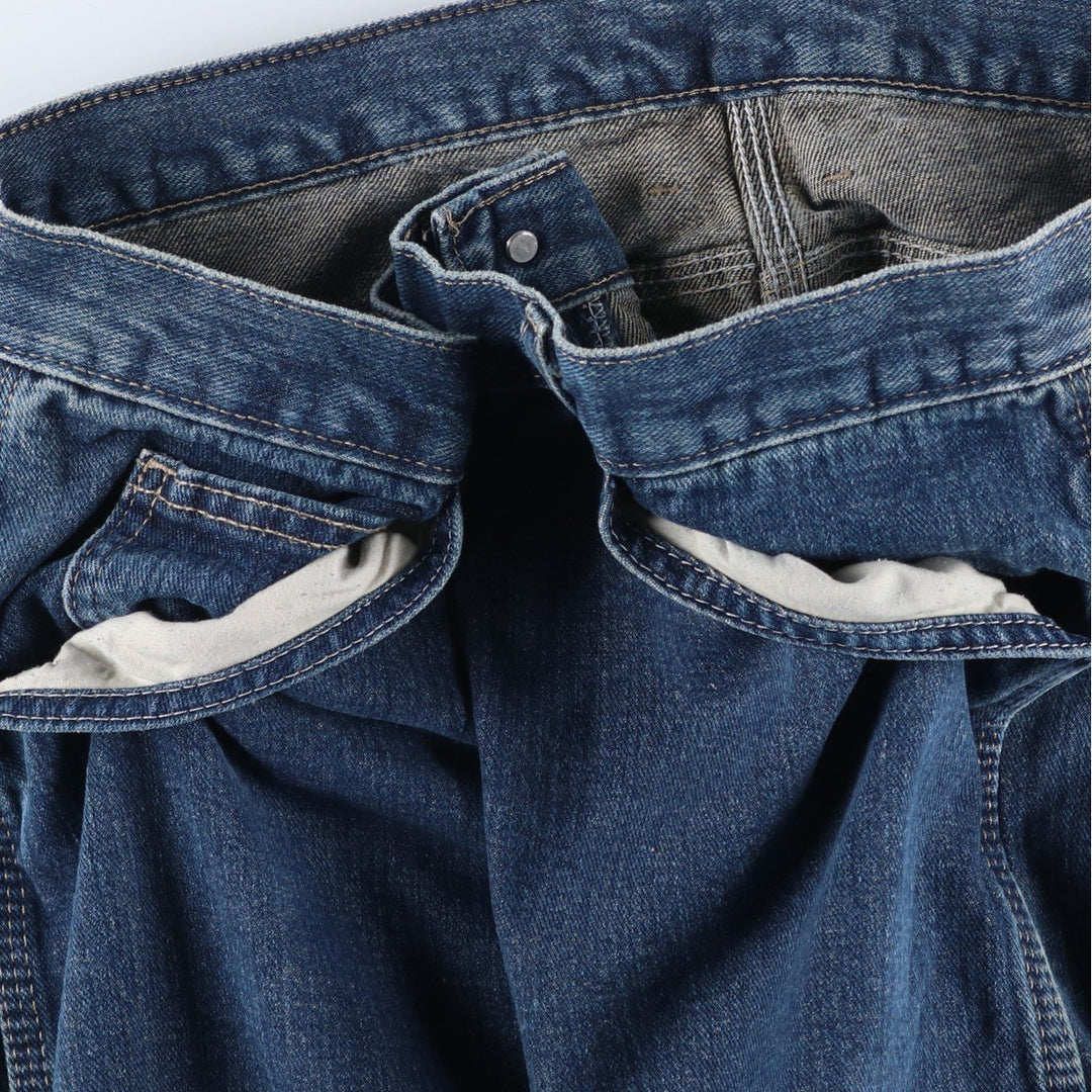 Dickies denim painter pants for men, equivalent to W39 cotton blue type Vintage Second Hand