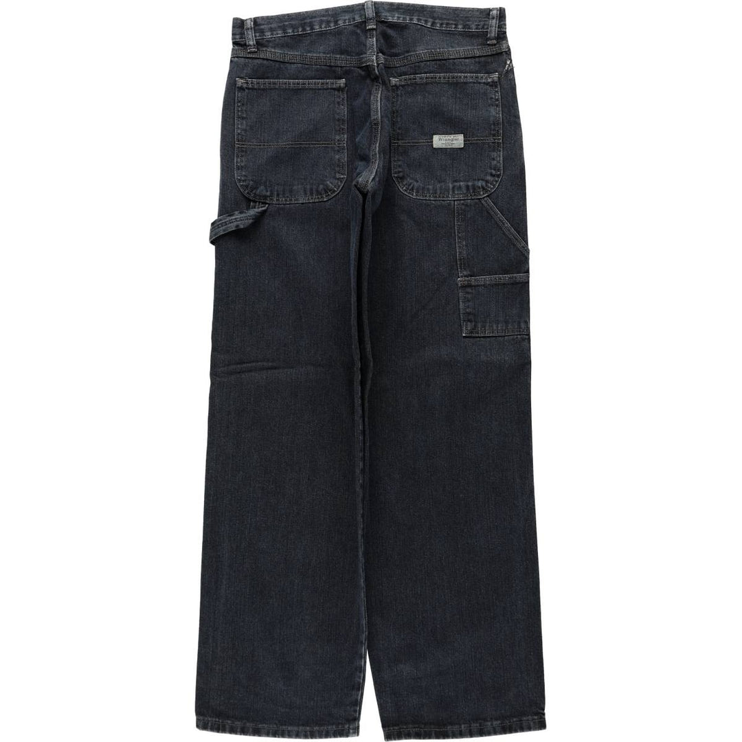 Wrangler Denim Painter Pants for Men, W30 equivalent cotton navy blue type Vintage Second Hand