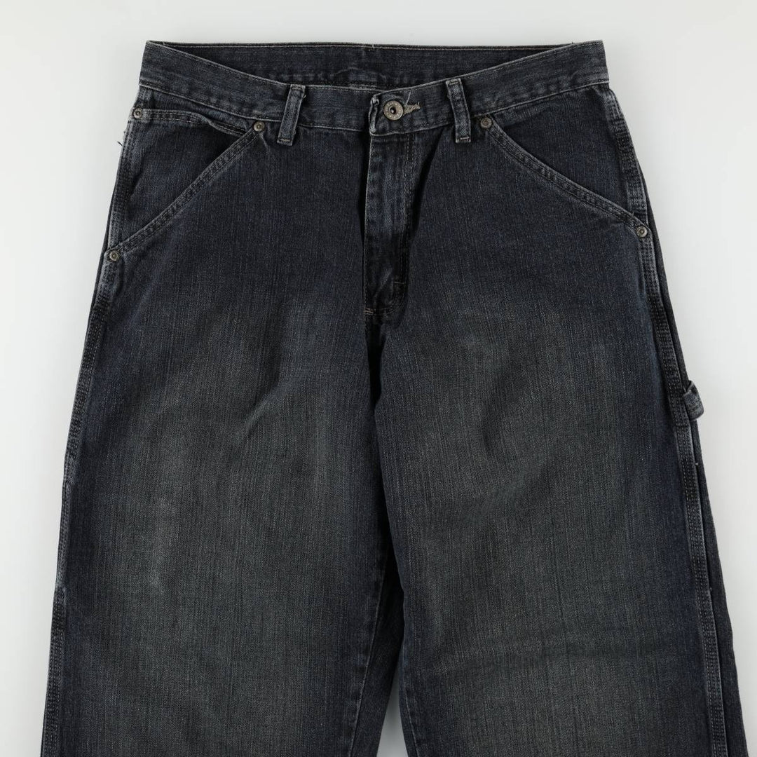 Wrangler Denim Painter Pants for Men, W30 equivalent cotton navy blue type Vintage Second Hand