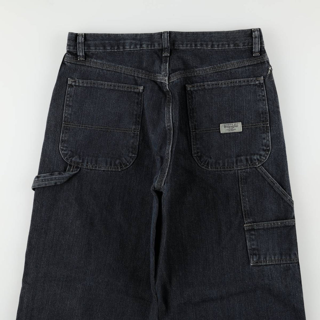Wrangler Denim Painter Pants for Men, W30 equivalent cotton navy blue type Vintage Second Hand