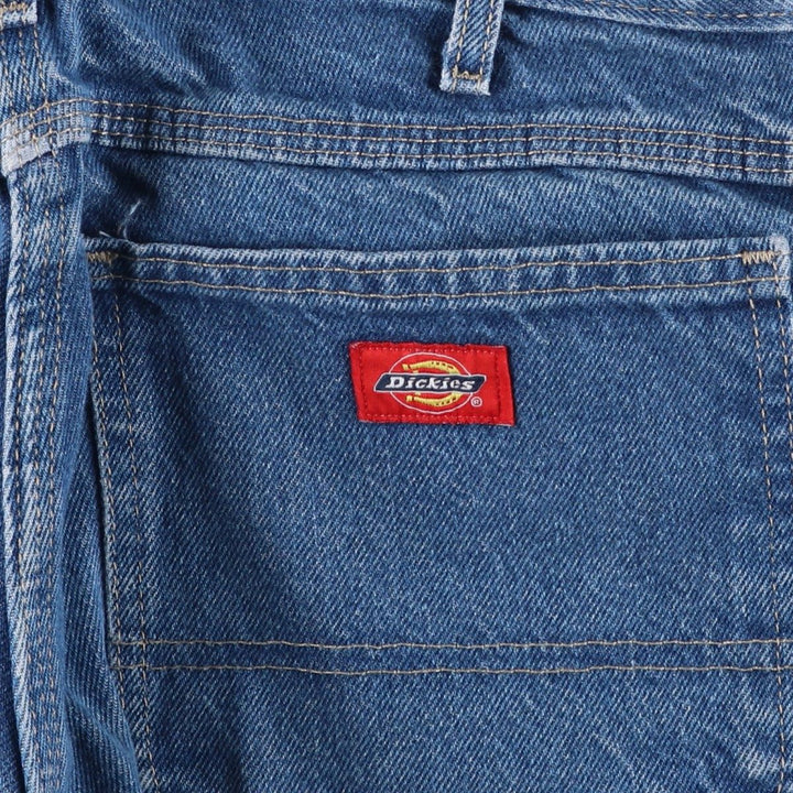 Dickies denim painter pants for men, equivalent to W33 cotton blue type Vintage Second Hand