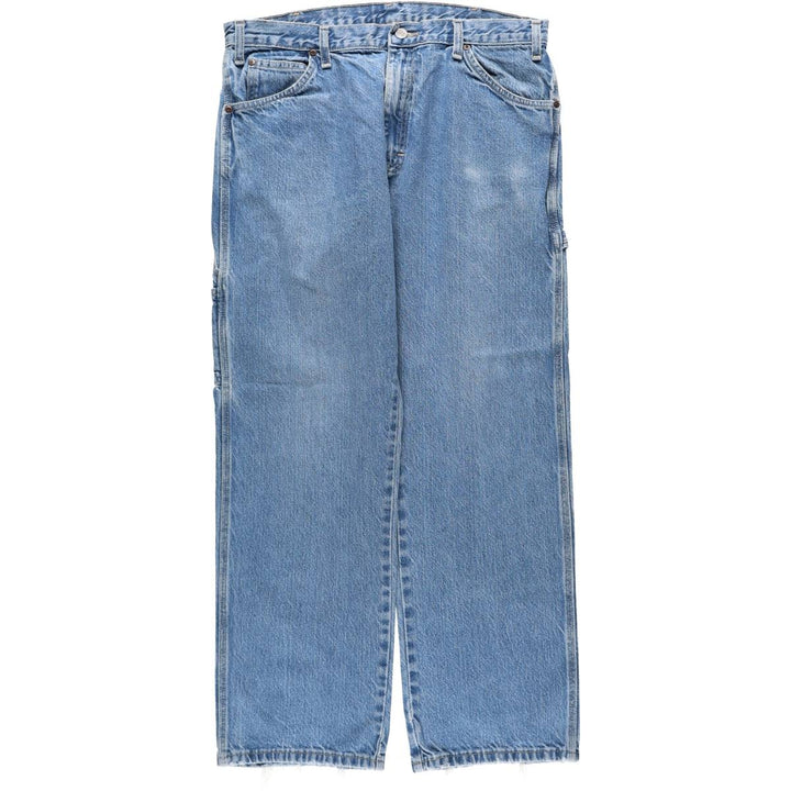 Dickies denim painter pants for men, equivalent to w36 cotton blue type Vintage Second Hand
