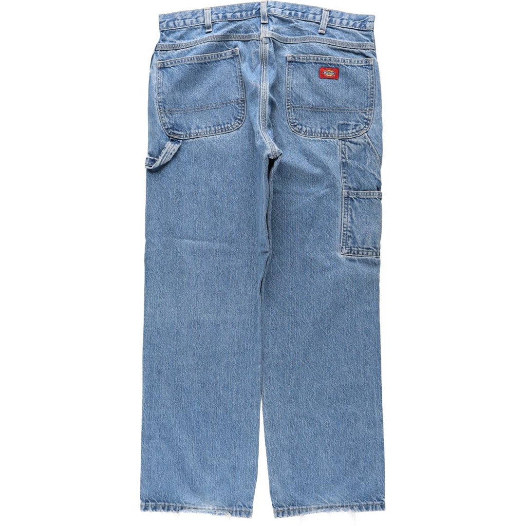 Dickies denim painter pants for men, equivalent to w36 cotton blue type Vintage Second Hand