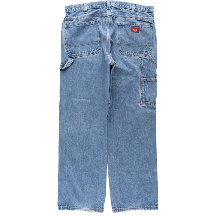 Dickies denim painter pants for men, equivalent to w36 cotton blue type Vintage Second Hand