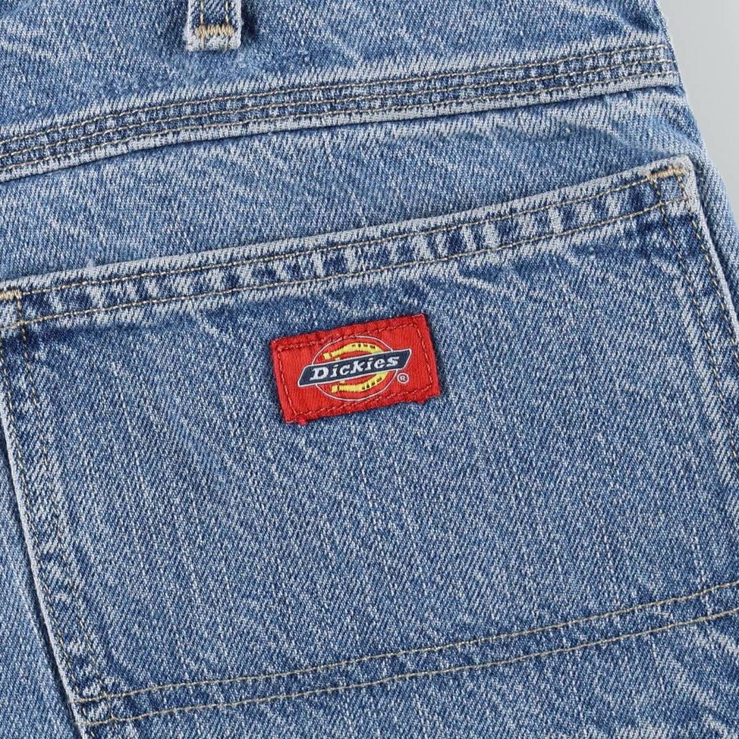 Dickies denim painter pants for men, equivalent to w36 cotton blue type Vintage Second Hand