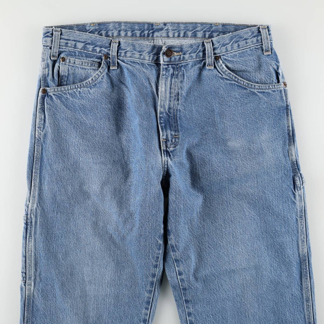 Dickies denim painter pants for men, equivalent to w36 cotton blue type Vintage Second Hand