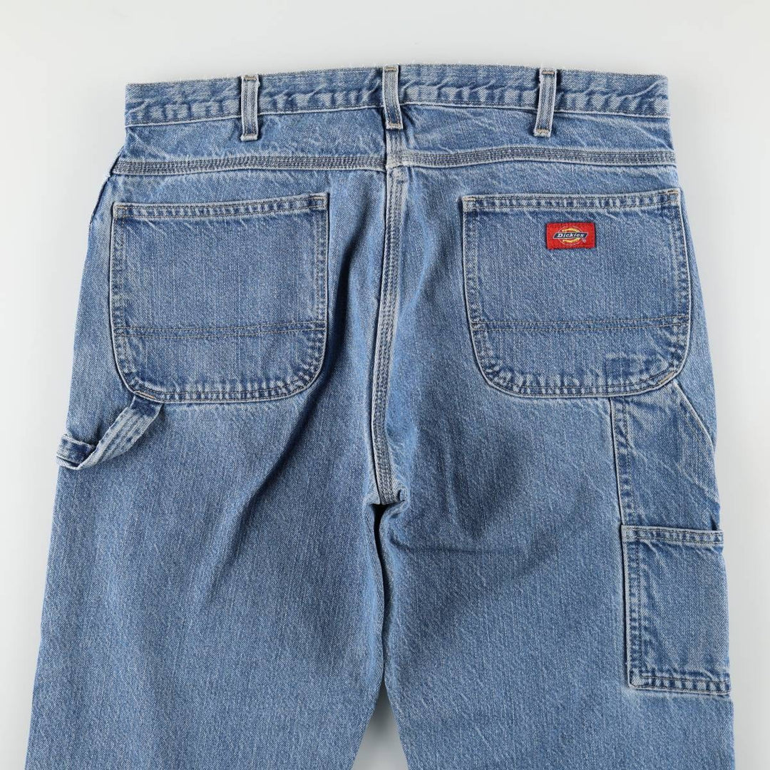 Dickies denim painter pants for men, equivalent to w36 cotton blue type Vintage Second Hand