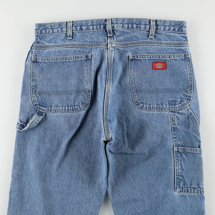 Dickies denim painter pants for men, equivalent to w36 cotton blue type Vintage Second Hand