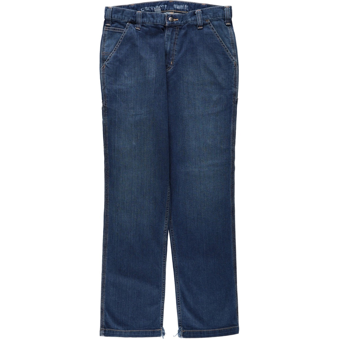 Carhartt Relaxed Fit Denim Painter Pants, Men's, W34 equivalent cotton blue type Vintage Second Hand