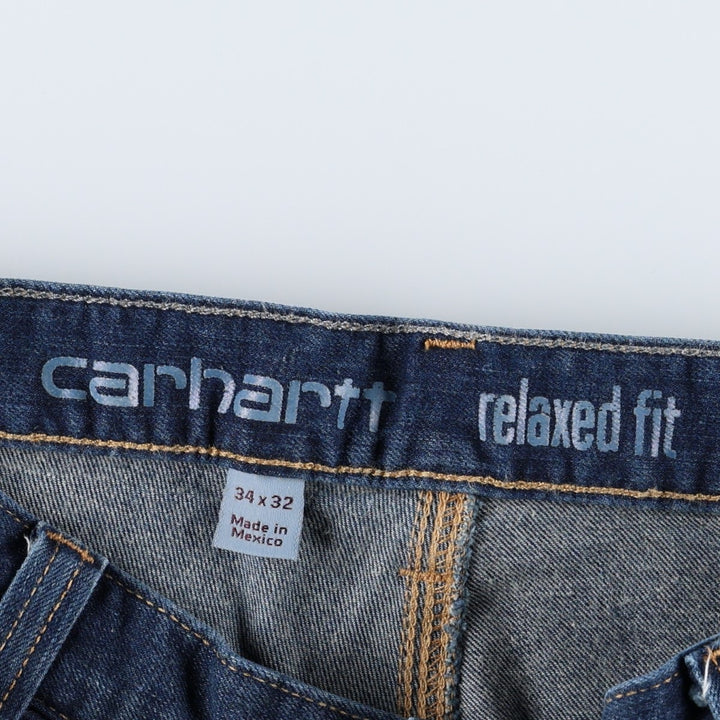 Carhartt Relaxed Fit Denim Painter Pants, Men's, W34 equivalent cotton blue type Vintage Second Hand