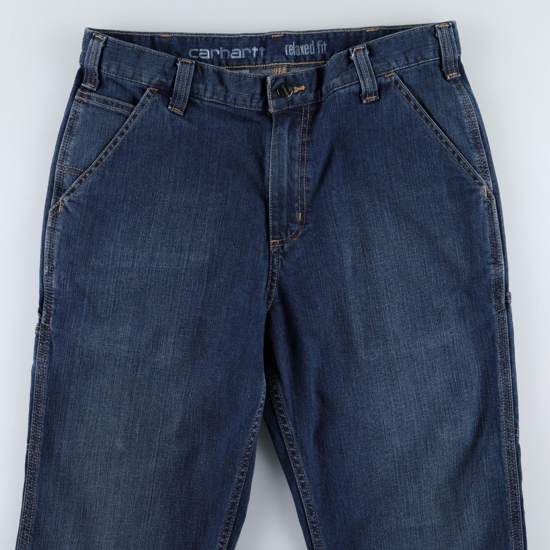 Carhartt Relaxed Fit Denim Painter Pants, Men's, W34 equivalent cotton blue type Vintage Second Hand