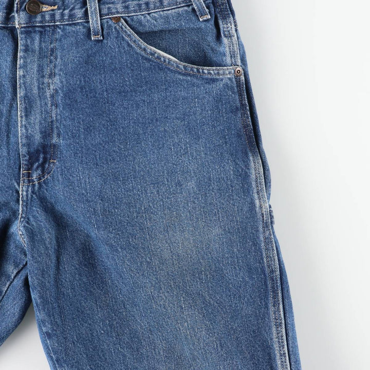 Dickies denim painter pants for men, equivalent to W34 cotton blue type Vintage Second Hand