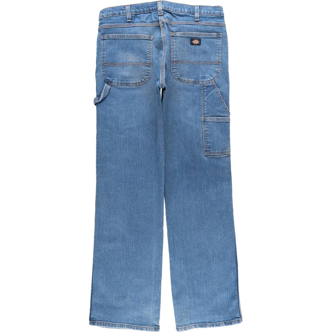 Dickies denim painter pants for men, equivalent to w36 cotton blue type Vintage Second Hand